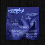 Blaues Grounded Genetics Blue Gelonade Paket mit Abstammungsdiagramm Gelato, Sherb BX1, Blue Sherb, Lemon Tree S1 und RS11